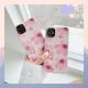 Pink flower phone case