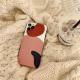 Color block cell phone case