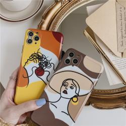 The line covers the phone case