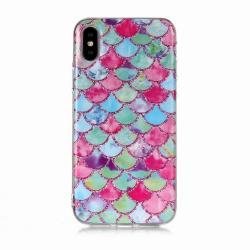 Painted frosted phone case