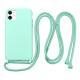 Liquid silicone lanyard phone case