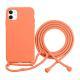 Liquid silicone lanyard phone case