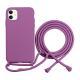 Liquid silicone lanyard phone case