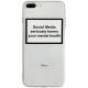 Frosty wind label phone case