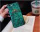 Marble pattern bee phone case