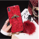 Marble pattern bee phone case