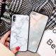 Marble glass phone case