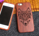 Compatible with Apple, Wood phone case