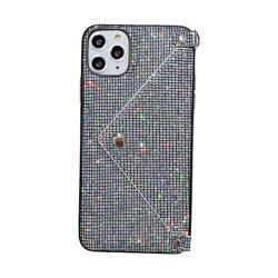 Mobile Phone Shell Luxury Sequins Card Wallet With Lanyard New P40pro Protective Cover