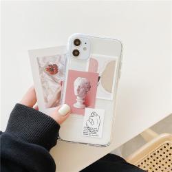 Compatible with Apple , Cold Wind Art Illustration For 11promax Apple X Mobile Phone Case
