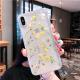 Mobile Phone Shell Epoxy Real Flower Anti-drop Transparent Soft Protective Cover