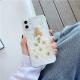 Mobile Phone Shell Epoxy Real Flower Anti-drop Transparent Soft Protective Cover