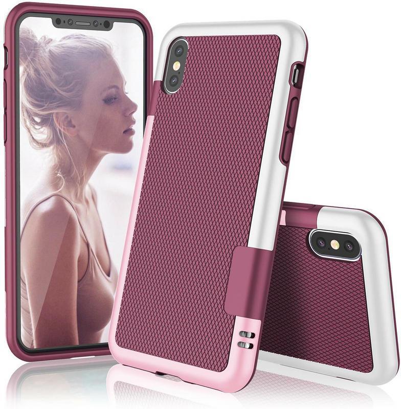 Compatible with Apple , Thick Screen Anti-drop Phone Case Contrast Soft Color