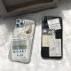 Retro Small Card Diy Combination Transparent Mobile Phone Case