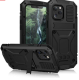 Mobile Phone Shell Metal All-inclusive With Bracket Anti-drop Cover