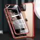 Compatible with Apple , Mobile Phone Shell Metal Frame Buckle Double-sided Glass