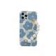 Blue Flower Pearl Bracelet For Mobile Phone Case