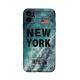 Luxe New York Los Angeles Reizen Label Stad Landschap Case
