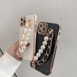 Mobile Phone Case For Plating Fine Hole Pearl Bracelet