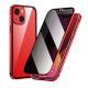 Privacy-proof Magneto Phone Case Double Sided Metal Frame