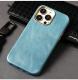 Mobile Phone Case Protective Cover Layer Cowhide Magnetic Suction Anti-fall Wireless Charging