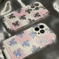 Cute Gradient Laser Rabbit Phone Case
