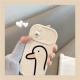 Duck Pattern Sliding Window Silicone Mobile Phone Case
