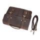 The first layer of crazy horseskin mens handbag
