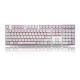 Cat Afternoon Tea 132 Key MOA Height Purple Cat Gradient Cute Round PBT Key Cap For Keyboards