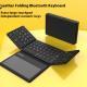 New B055 Business Leather Large Touch Version Bluetooth Folding Keyboard