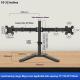 Dual-screen Display Horizontal And Vertical Screen Rotating Riser Base Bracket