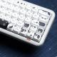 Black And White Kitten Full Set Sublimation Key Cap