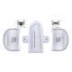 Host Multi-function Cooler Pad Fan PS5 Handle Fixed Charger Charging Belt RGB Colorful Ambience Light