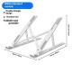 N3 Aluminum Alloy Laptop Stand Folding Cooling Increased By Tablet Computer Stand
