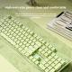 Prewalker V3 Wired Mute Keyboard Mouse Suit Mechanical Feeling Girls Office Typing Wireless Bluetooth Computer