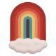 Cloud Rainbow Silica Gel Wrister Mouse Pad Keyboard Support Slippery Washable