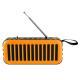 Solar Flashlight With Antenna Radio Card U Disk Wireless Bluetooth Audio