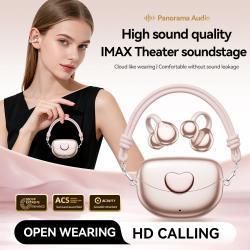 Love Portable Lanyard Clip Ear Wireless Bluetooth Headset