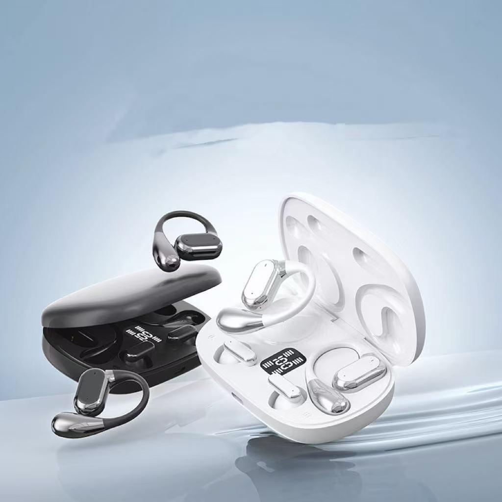 Ear-mounted Sports Bluetooth Headset With Digital Display Long Battery Life