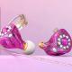 Private Model Q3Pro Wired In-ear Music Headset Plug Diamond-embedded Singing Anchor