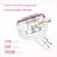 Girls With Diamond Wired Earphone In-ear Back Winding
