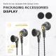 Wired Music Headset Flat Head Earbuds Computer Mobile Phone Universal