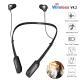 Black-Red Color Options -- 1Pc Wireless Neckband Headphones V4.2 Sweat-proof Sport Headsets Earbuds In-Ear Magnetic Neckbands Stereo Earphone Deep Bass Earphone With Mic 15Hrs Work Running Hiking