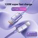 120W Fast Charge PD6A Dual USB Type-C Cable