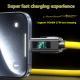 Super Fast Charge Portable PD27W100W Silicone LED Digital Display Two-drag Two Data Cable