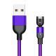 Flat Elbow Magnetic Suction Fast Charge 540 Degrees Three-in-one Data Cable