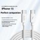 Data Cable Fast Charge Braiding Thread Fully Compatible Charging Cable