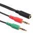 One Divided Into Two Ear Mobile Phone Headset Conversion Wire