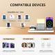 6-in-1 Wireless Charging Set Touch Night Light Mobile Phone Bluetooth Synchronization Time