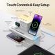 6-in-1 Wireless Charging Set Touch Night Light Mobile Phone Bluetooth Synchronization Time